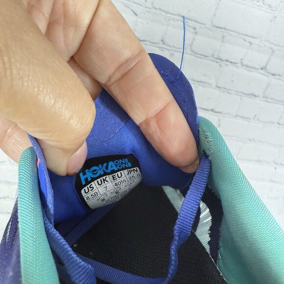 Hoka One Rincon 3 Sneakers Men Size 8.5B Blue Teal Running Training Gym Shoes - Picture 8 of 16